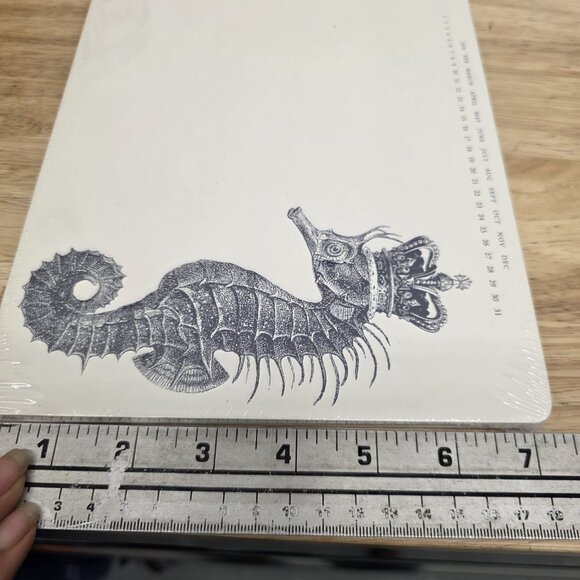 Alexa Pulitzer Royal Seahorse Mouse pad Notepad 9x7.25in 50 Sheets - Picture 7 of 8